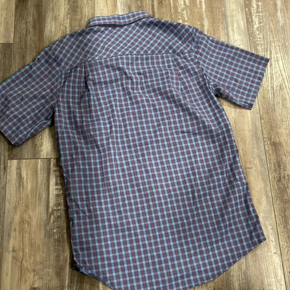 Travis Mathew Plaid Button Down Performance Shirt - Picture 6 of 7